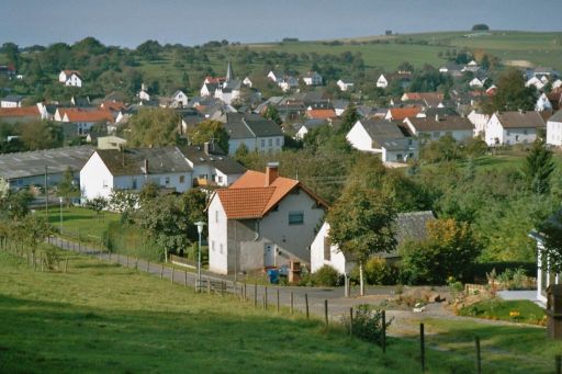 Wohnort Oberkail Eifel Blick von Frohnert